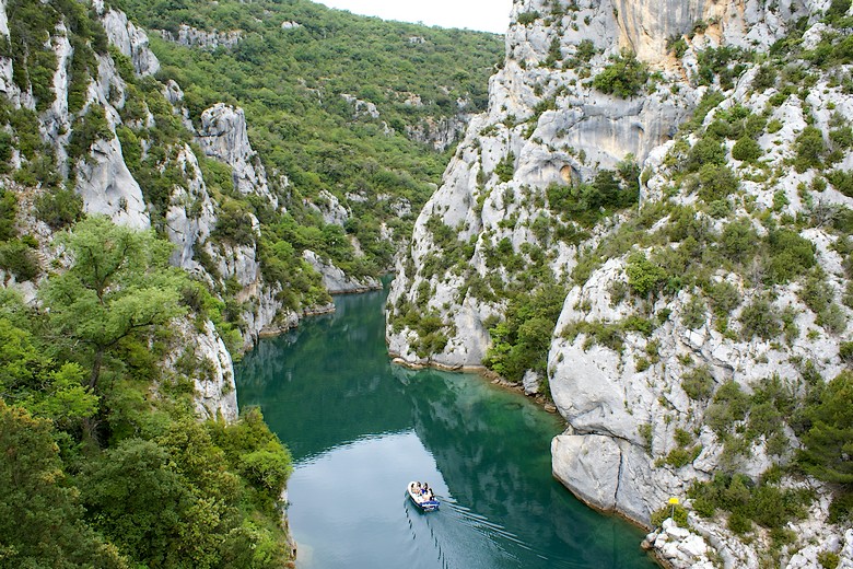 Basses Gorges du Verdon (Alpes-de-Haute-Provence) - Dans les hauteurs du canal