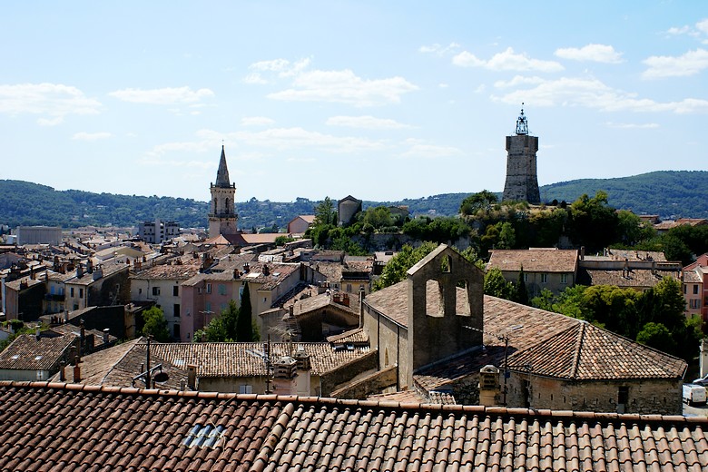 Draguignan (Var) - Point de vue sur l'ensemble du centre-ville