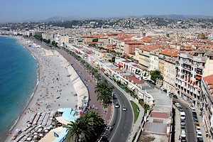 Vue sur Nice (Promenade des Anglais)
