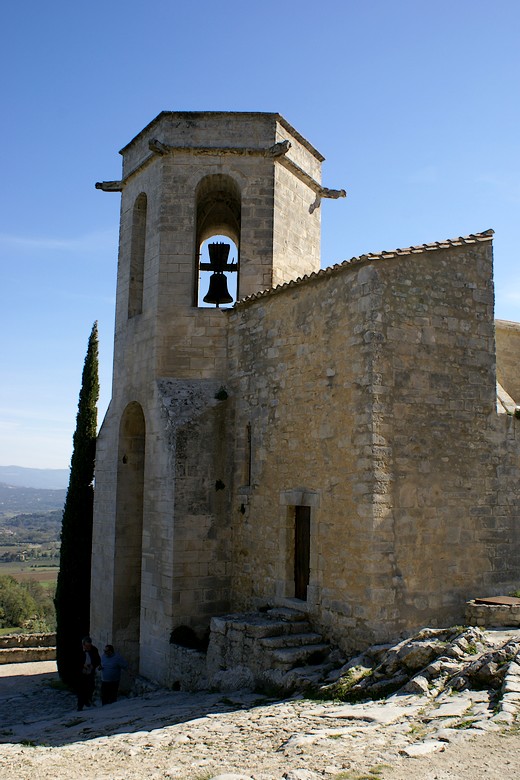 Oppède-le-Vieux (Vaucluse) - Clocher de l'église
