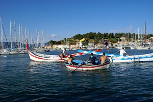 Partie de joute nautique