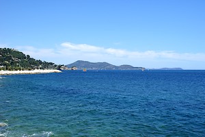 Vue en direction de la Presqu'île de Giens