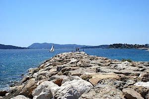 Vue direction la Seyne-sur-Mer