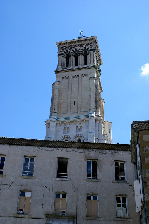 Valence (Drôme) - Clocher de la cathédrale Saint-Apollinaire