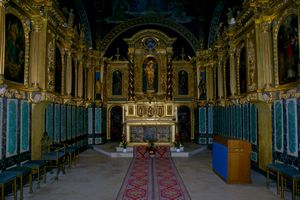 Intérieur de l'église abbatiale