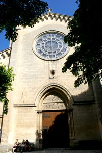 Façade de l'église abbatiale