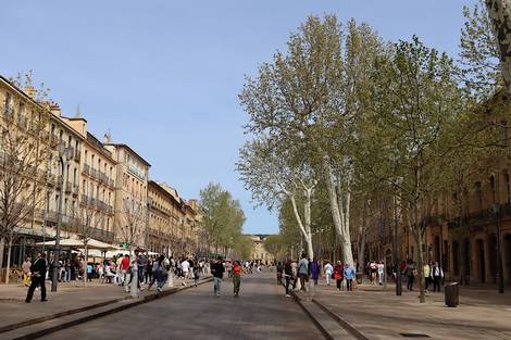 Cours Mirabeau à Aix-en-Provence