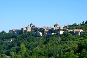 La ville à l'horizon