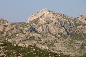 Zoom sur le sommet des Opies