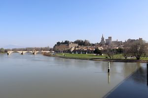 Vue d'ensemble sur la ville d'Avignon