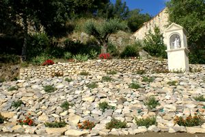 Déco  à l'entrée du village