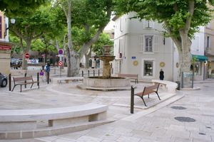 Fontaine au centre-ville