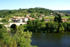 Quartier du site bordant le Chassezac