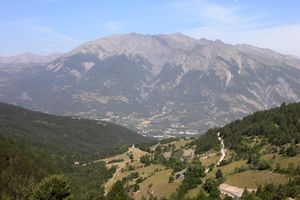 La montagne à l'horizon