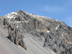 Zoom dans les hauteurs du col