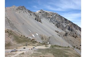 Dans les hauteurs du col