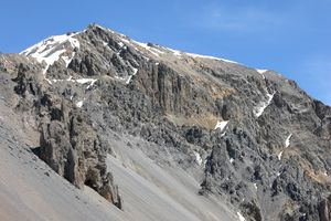 Zoom dans les hauteurs du col
