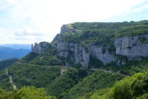 Vue du rocher de Chironne