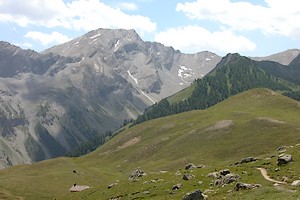 Zoom sur un massif Alpin