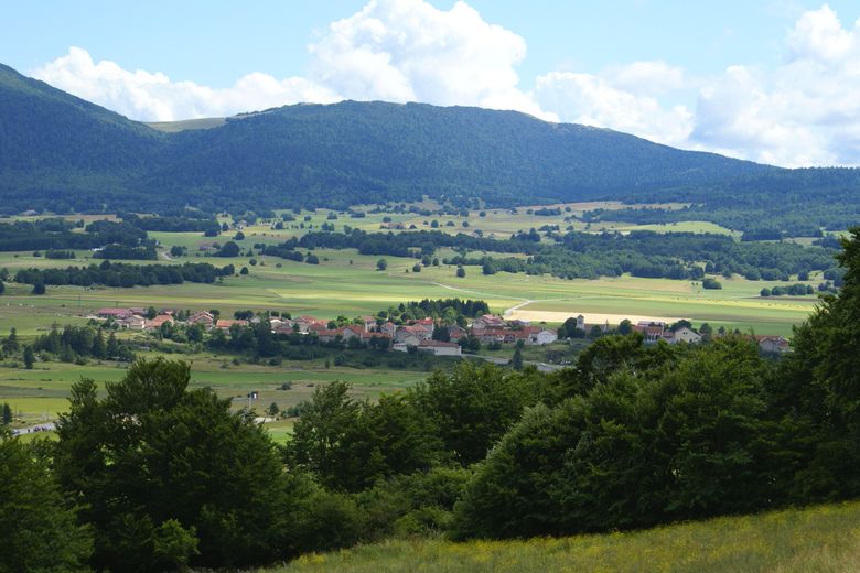 Zoom sur le village de Vassieux-en-Vercors