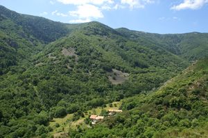 Descente du col en direction de Jaujac