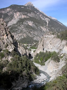Début de la combe
