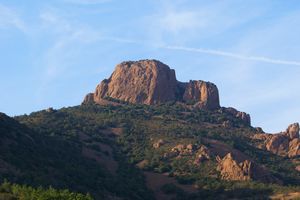 Autre rocher à l’intérieur du Massif de l'Esterel