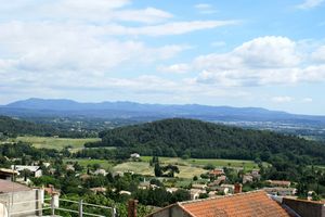 Paysage en direction de la ville de Marseille