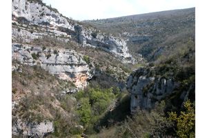 Poursuite de l'ascension des gorges