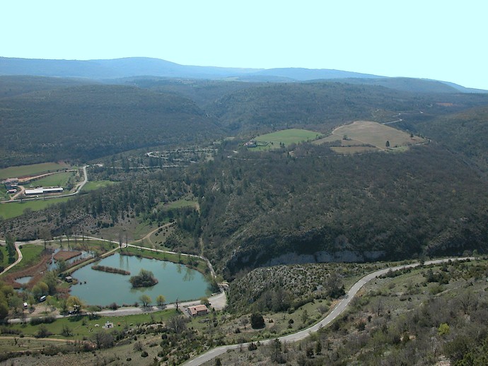 Gorges de la Nesque (Vaucluse) - Au départ des gorges