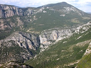 Début du Grand Canyon