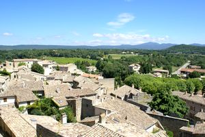 Vue sur le paysage environnant