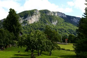 Point de vue en direction de la forêt de Lente