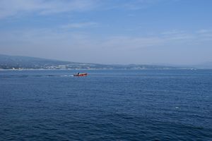 Vue en direction de Saint-Cyr-sur-Mer