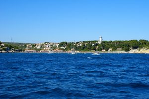 Au large de la station balnéaire