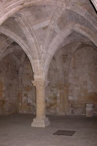 Une des salles de l'abbaye