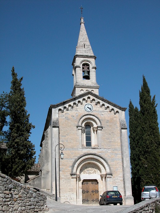 La Roque-sur-Cèze (Gard) - L'église