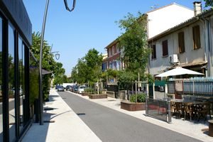 Une rue au coeur du village