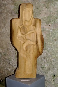 Intérieur de l'abbaye cistercienne (sculpture)