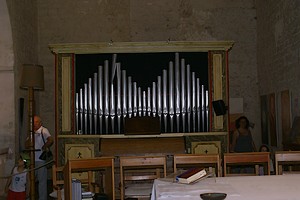 Intérieur de l'abbaye cistercienne (orgue)