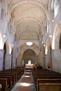 Intérieur de l'abbaye cistercienne