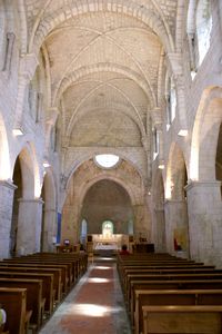 Intérieur de l'abbaye cistercienne