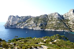 Vue sur le bec de Sormiou