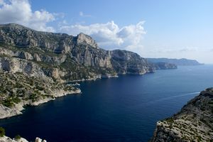 Entrée dans la calanque de Morgiou