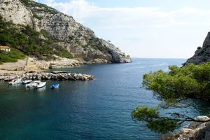 Accès à la Calanque