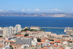 Vue sur le palais du Pharo