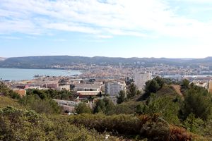 Vue d'ensemble sur la ville de Martigues