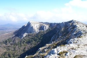 Zone est de la crête