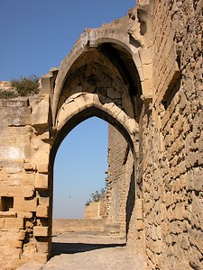 Une porte de l'ancien château