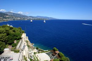 Vue direction Requebrune-Cap-Martin